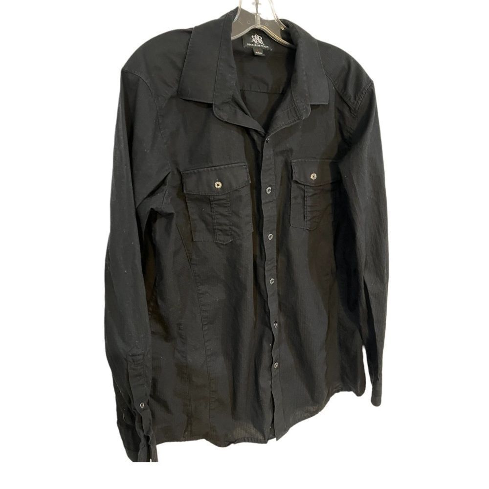 Rock & Republic black men’s shirt size L EUC - Picture 3 of 6